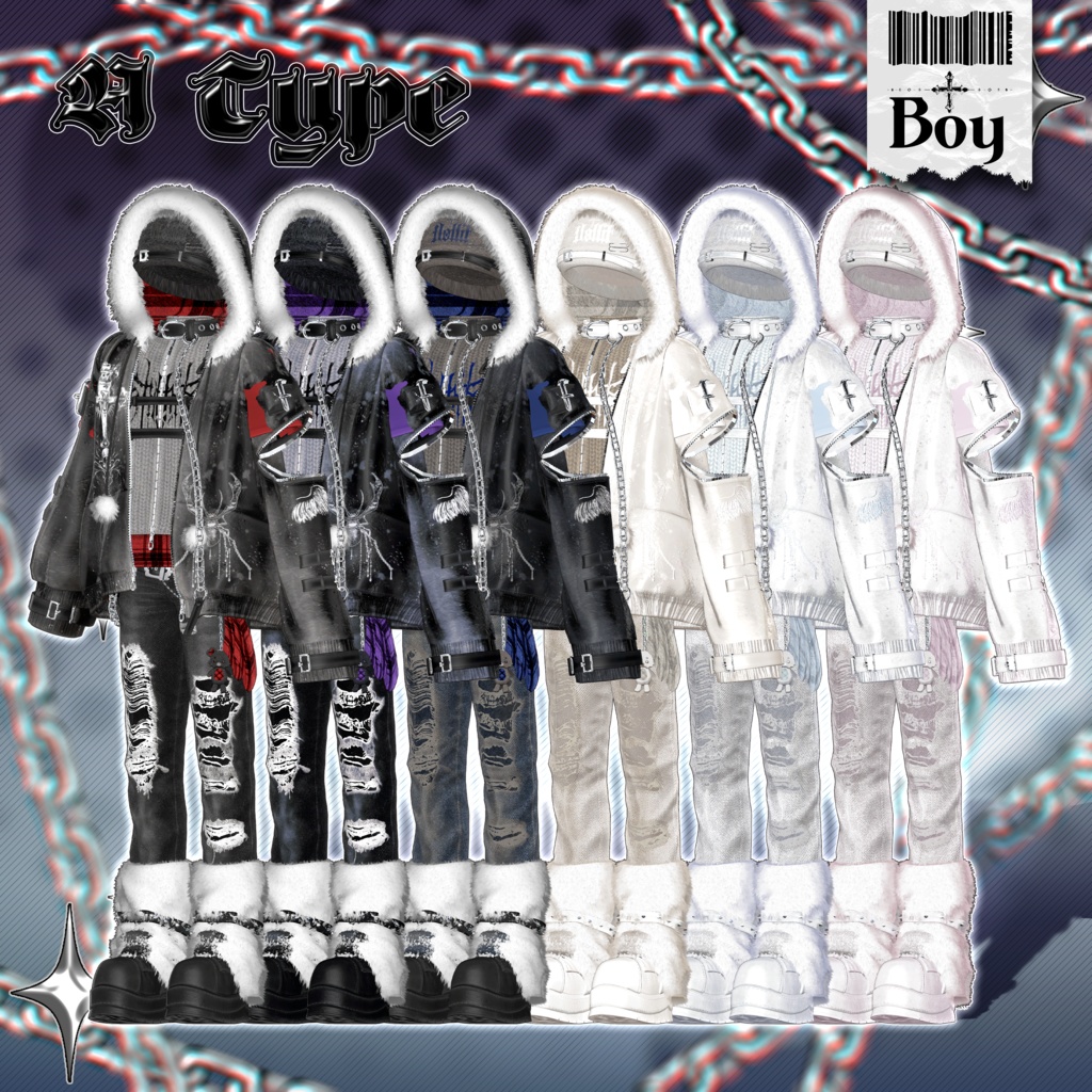 ⛓️ 【24アバター対応】 2SideMode 💘