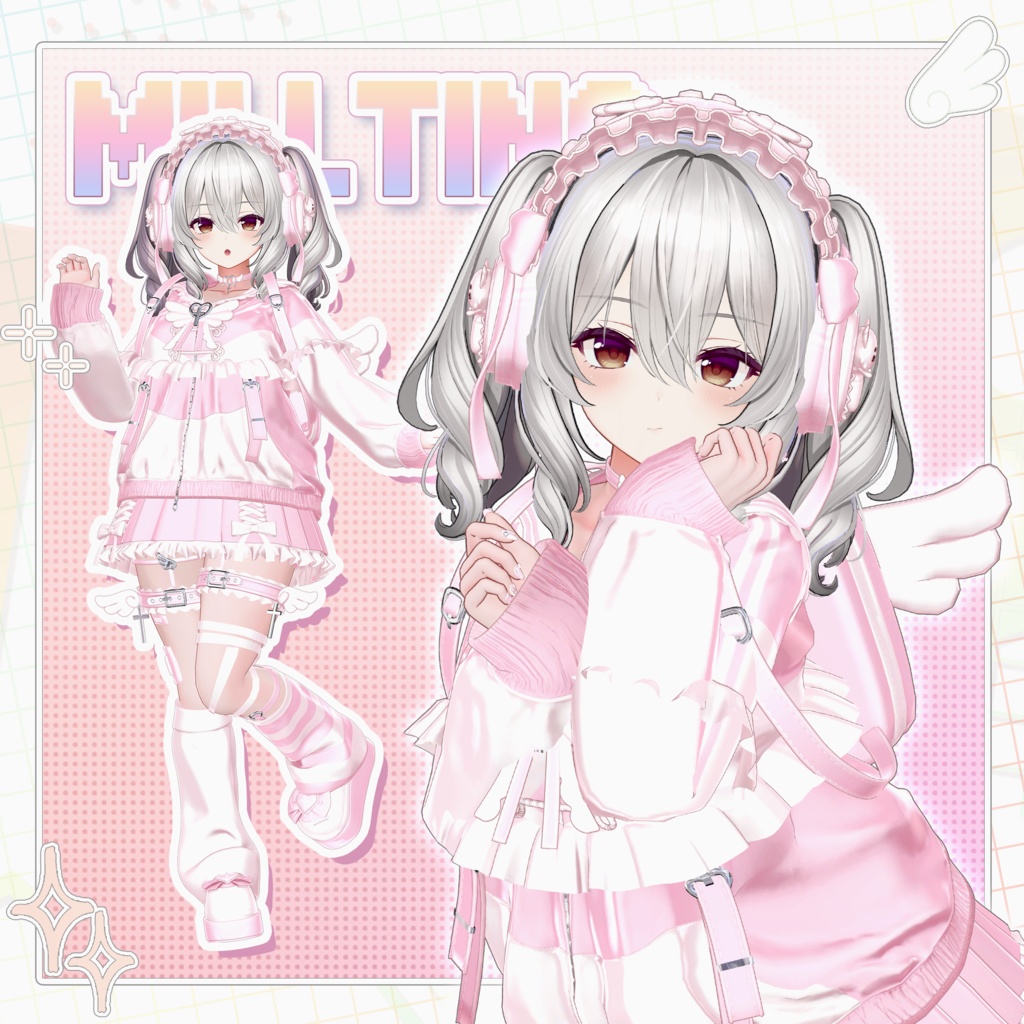 🪽 【15アバター対応】 PikoPikoAngel 💙