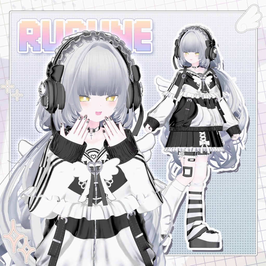 🪽 【15アバター対応】 PikoPikoAngel 💙