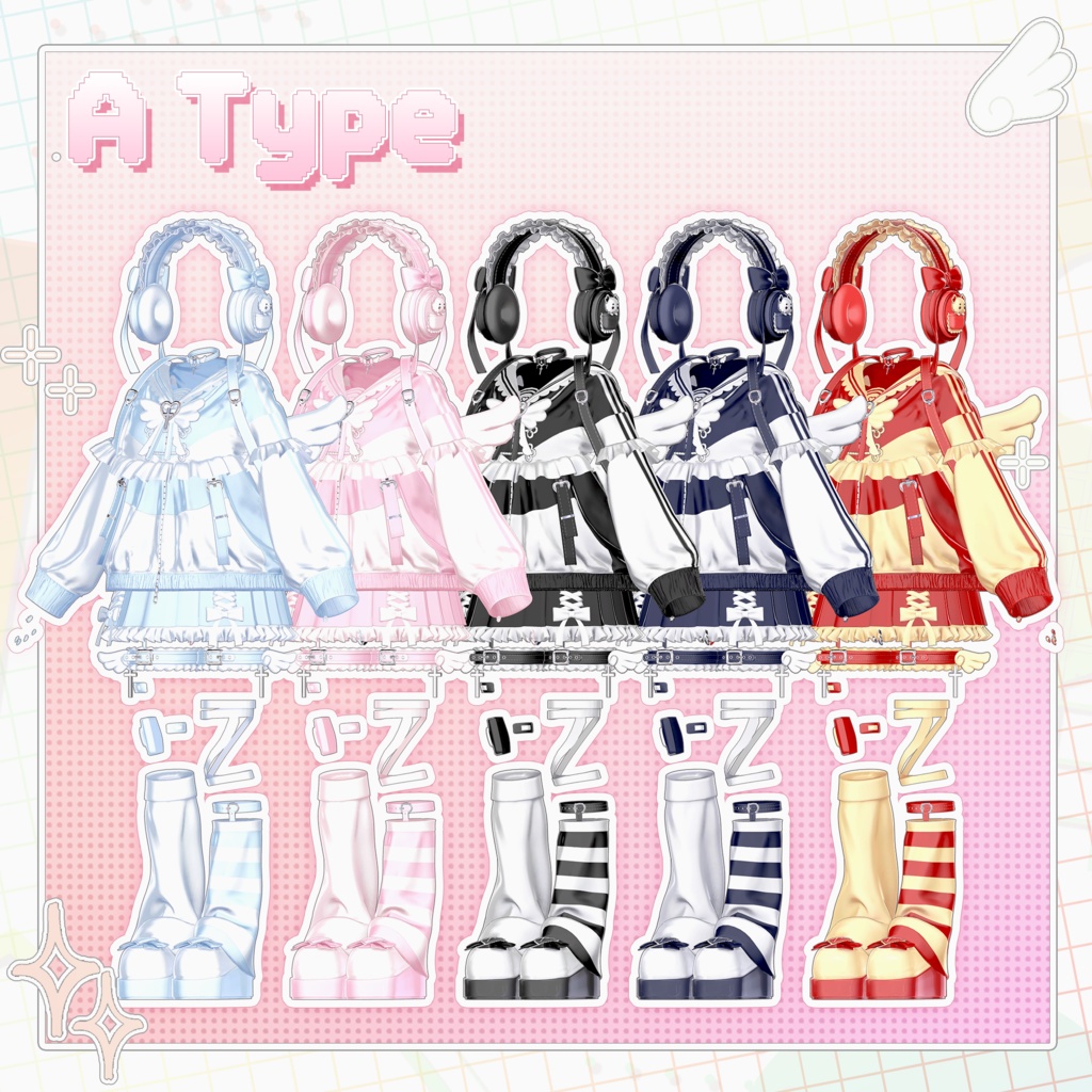 🪽 【15アバター対応】 PikoPikoAngel 💙