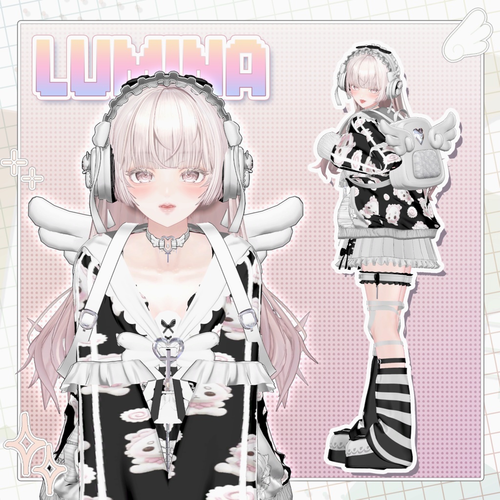 🪽 【15アバター対応】 PikoPikoAngel 💙