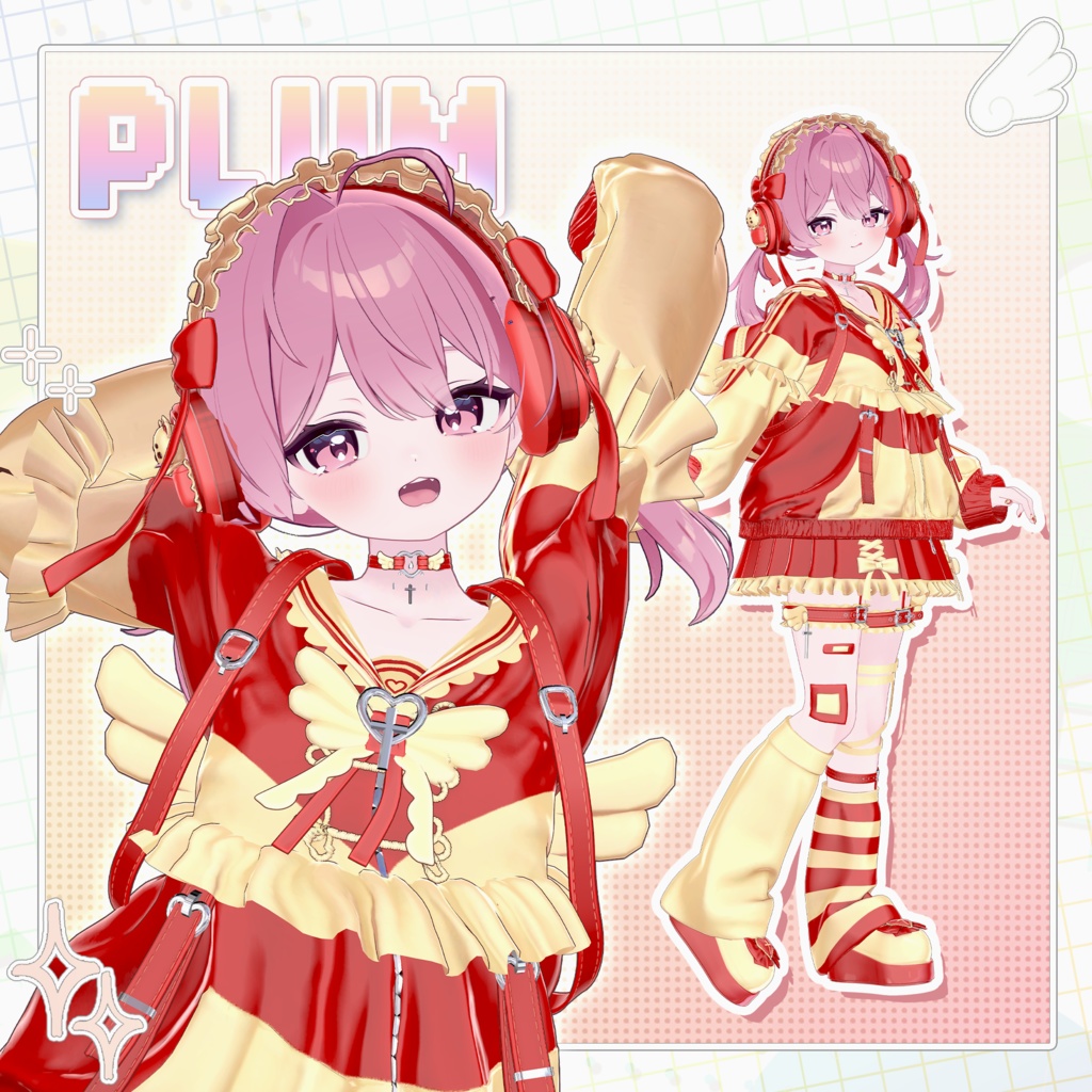 🪽 【15アバター対応】 PikoPikoAngel 💙