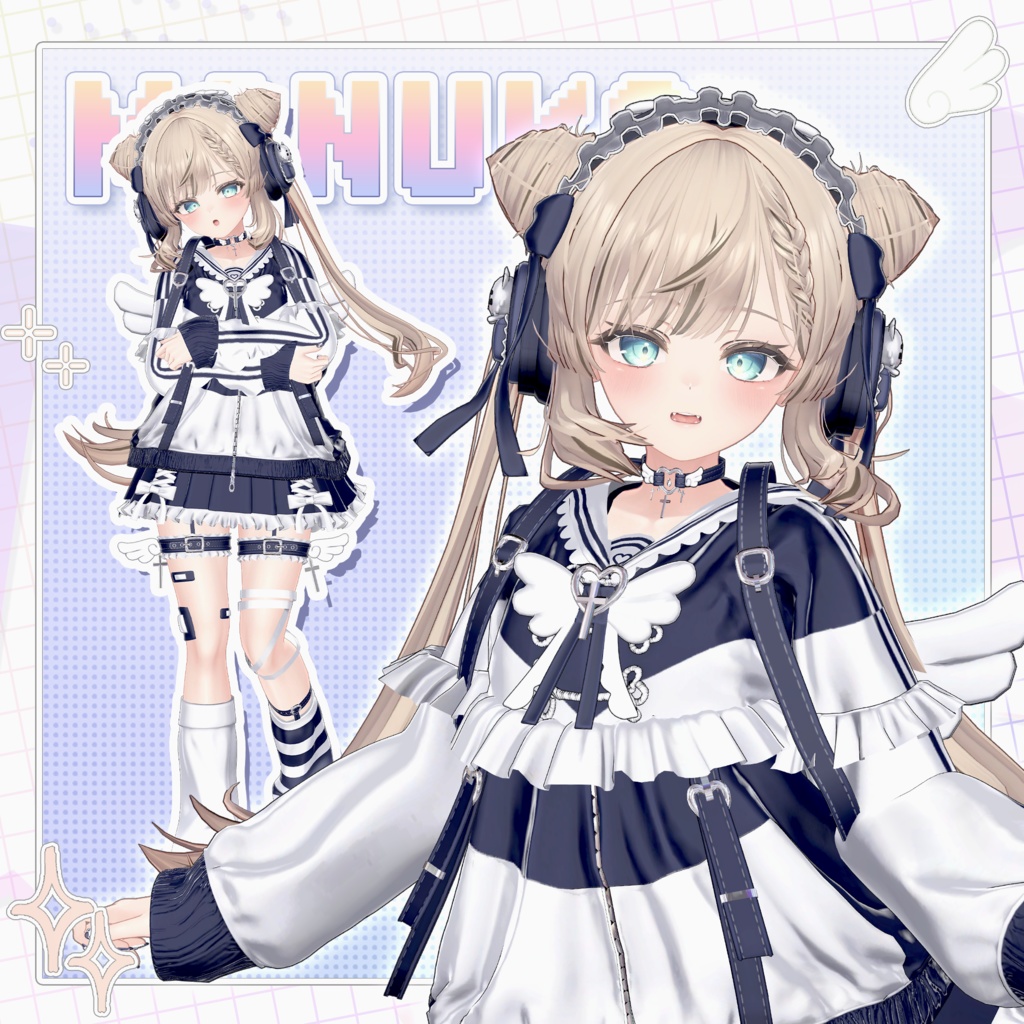 🪽 【15アバター対応】 PikoPikoAngel 💙