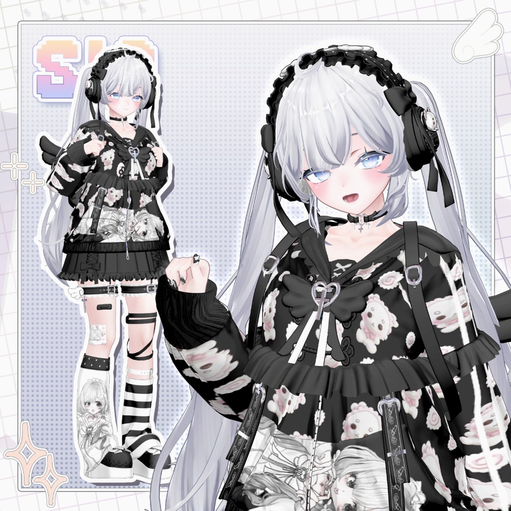 🪽 【15アバター対応】 PikoPikoAngel 💙