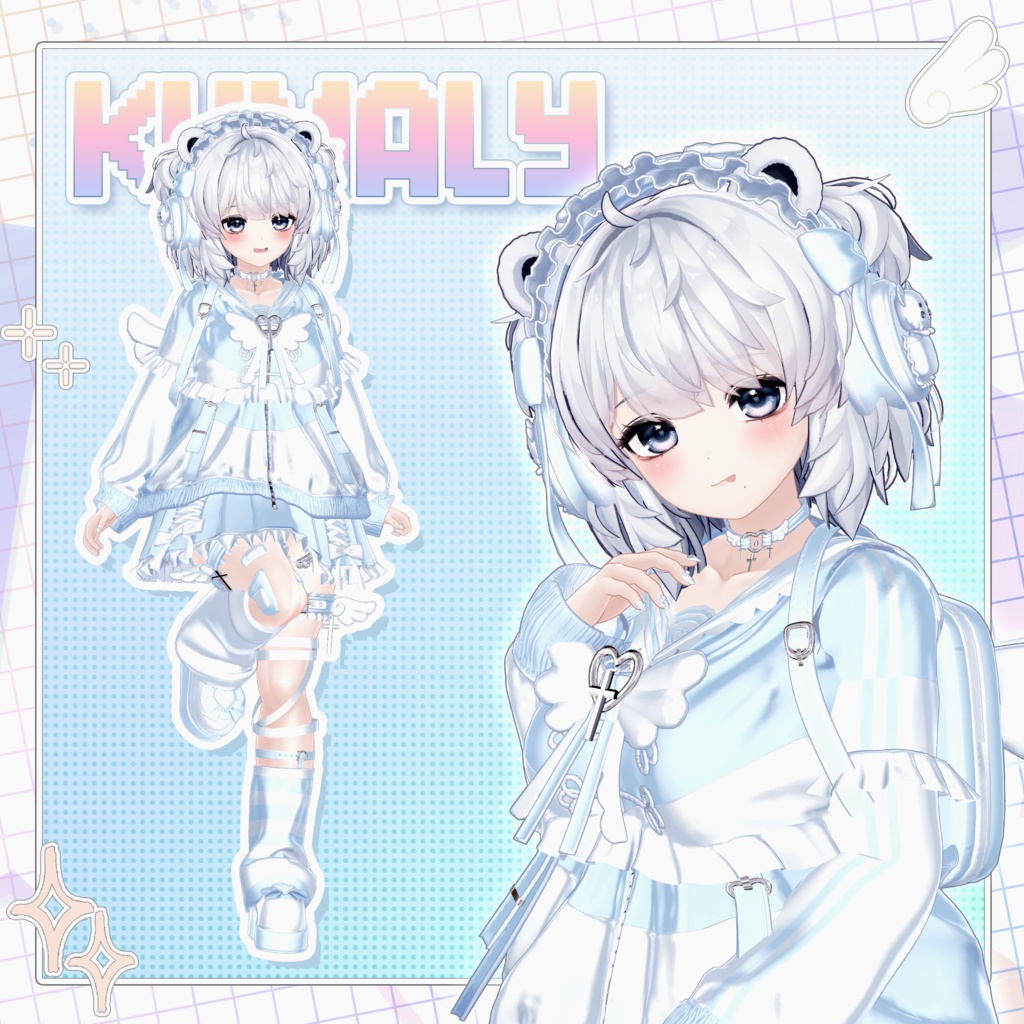 🪽 【15アバター対応】 PikoPikoAngel 💙