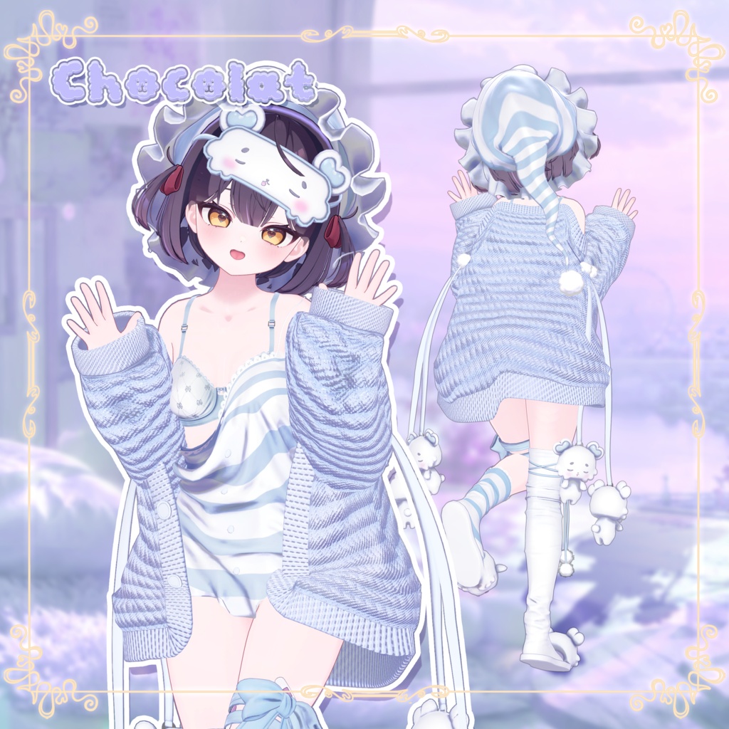 🐻❄️ 【12アバター対応】 MocoPillowBear ✨