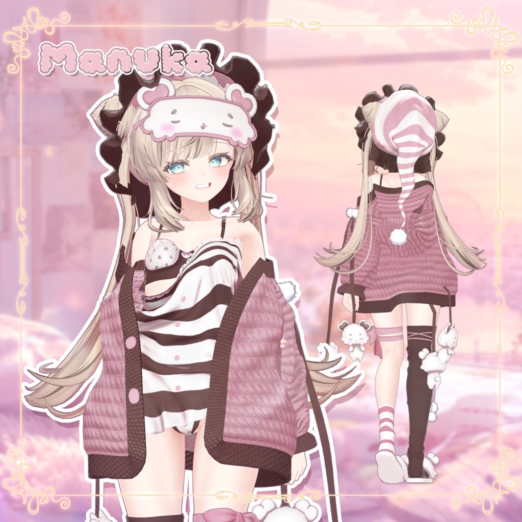 🐻❄️ 【12アバター対応】 MocoPillowBear ✨