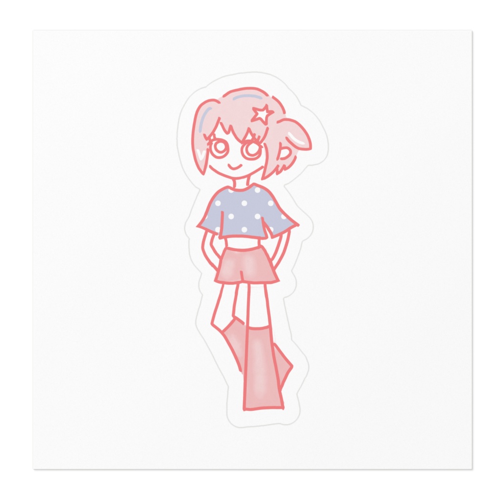 ららら♪くのいち子ステッカー