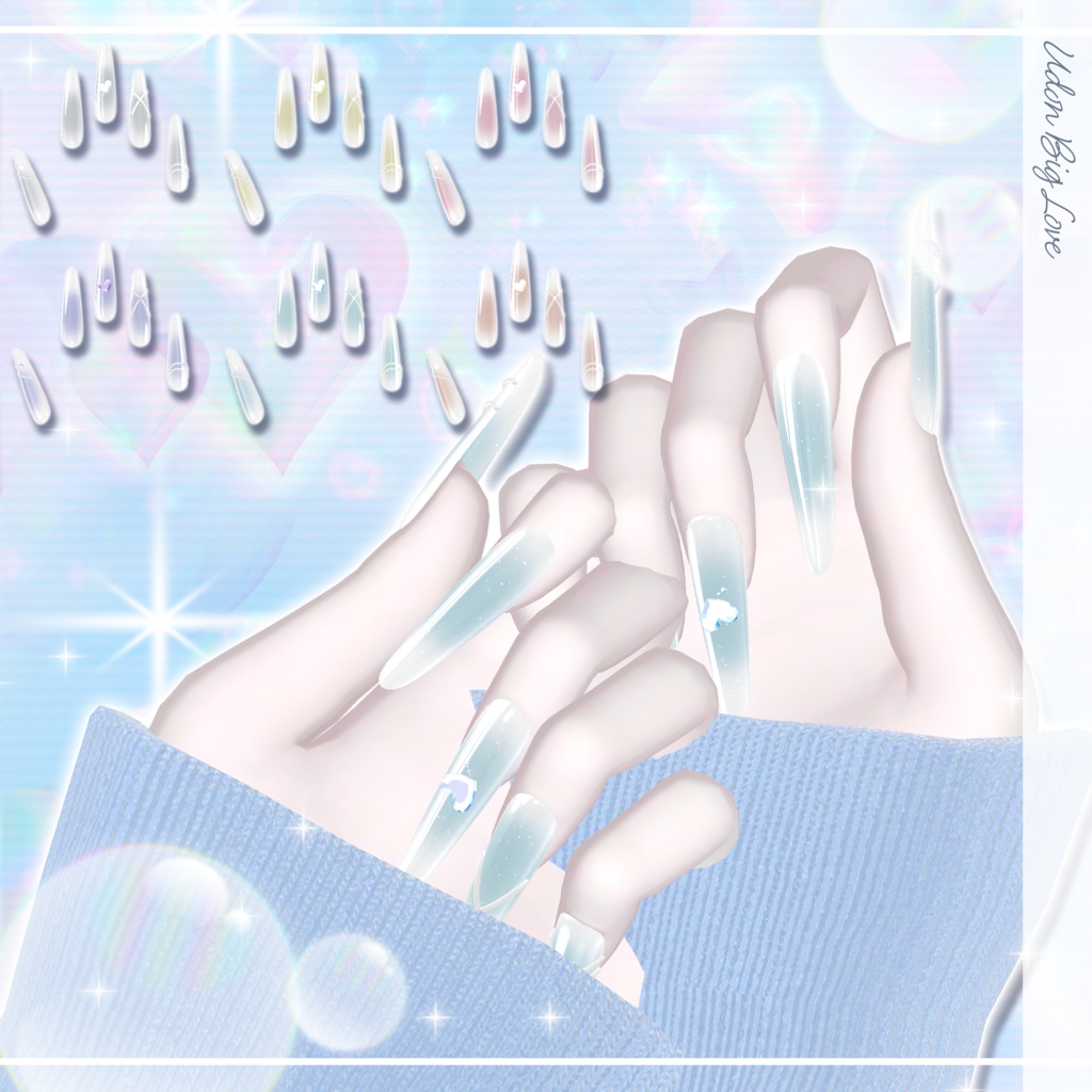 【10アバター対応】Udon Nail No.1