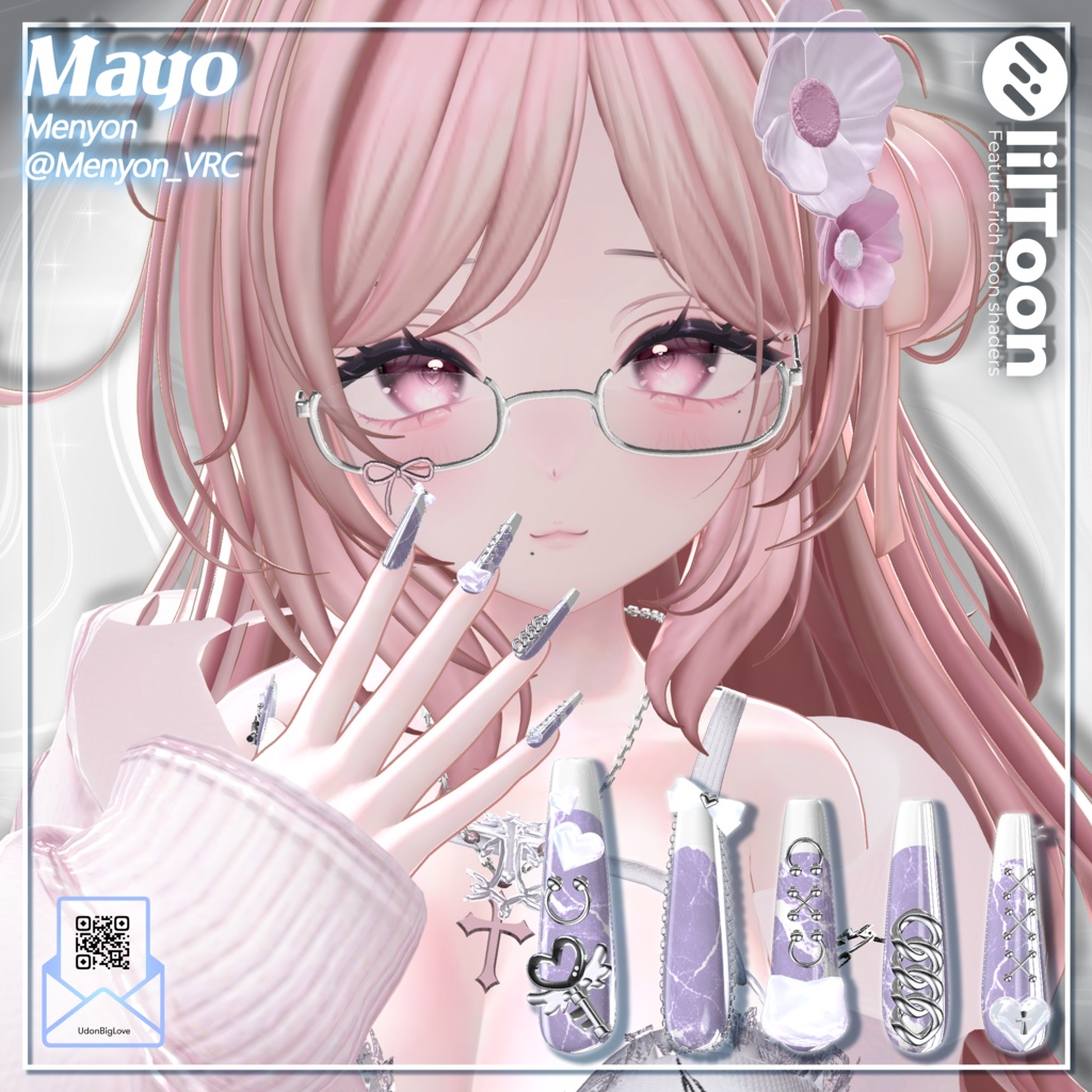 【21アバター対応】Udon Nail No.2