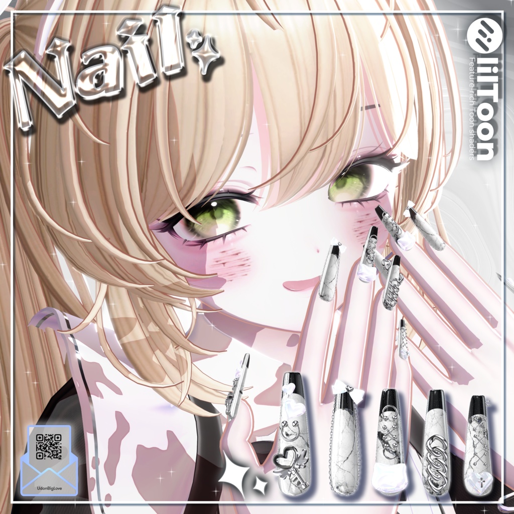 【21アバター対応】Udon Nail No.2