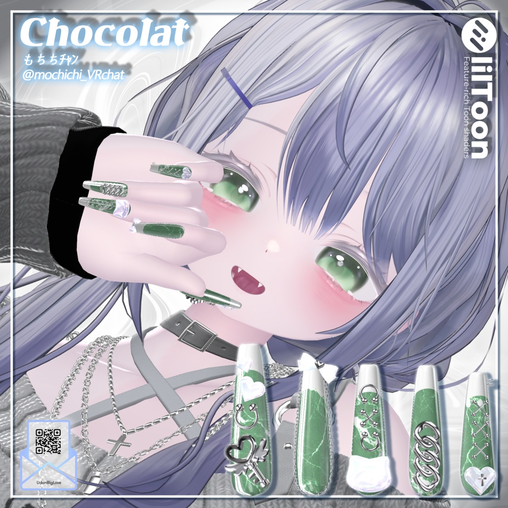 【21アバター対応】Udon Nail No.2