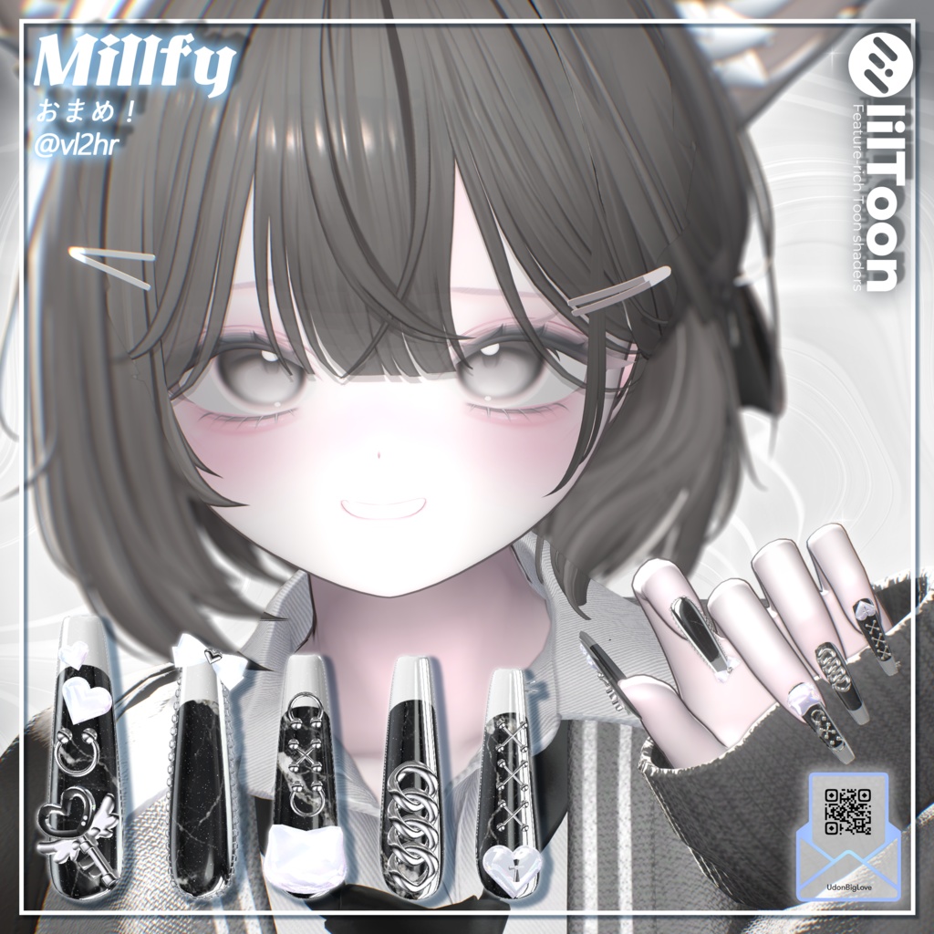 【21アバター対応】Udon Nail No.2