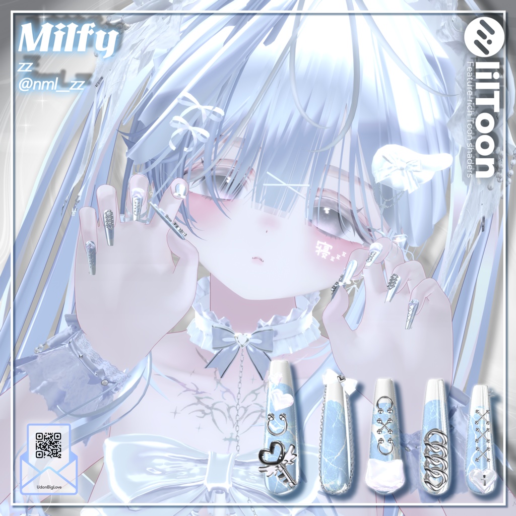 【21アバター対応】Udon Nail No.2