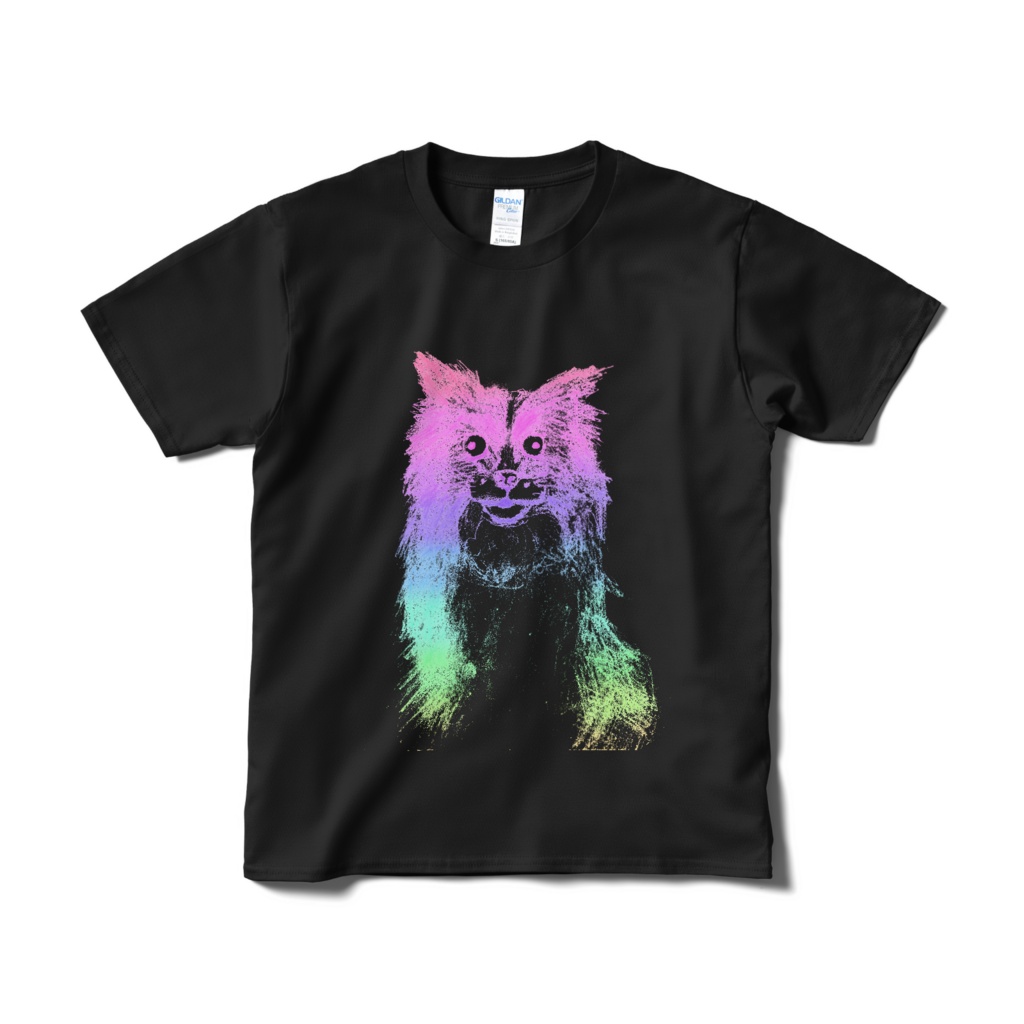 アーティスティックASP犬Tシャツ