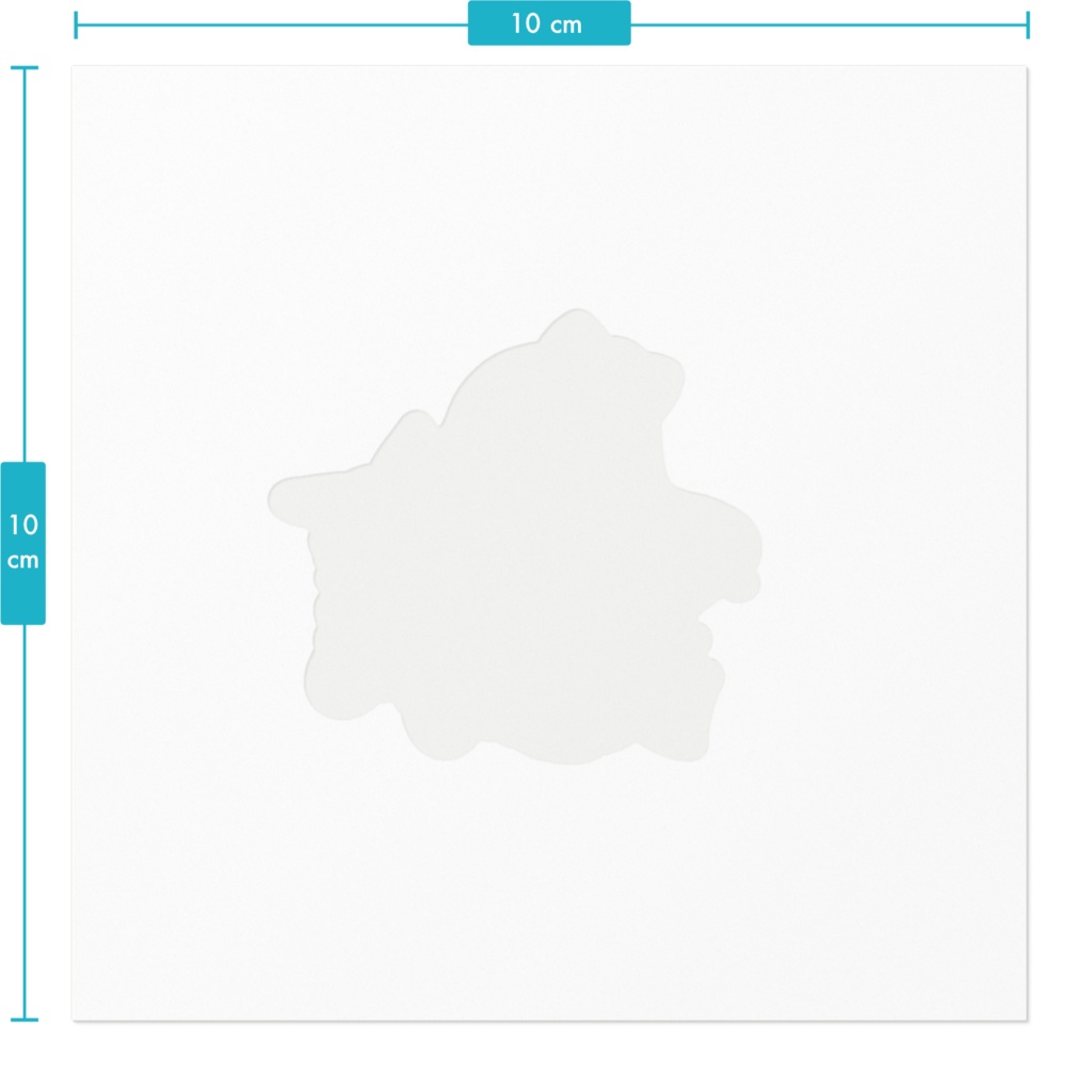 らいり。ミニキャラメガネVer. 小さめステッカー