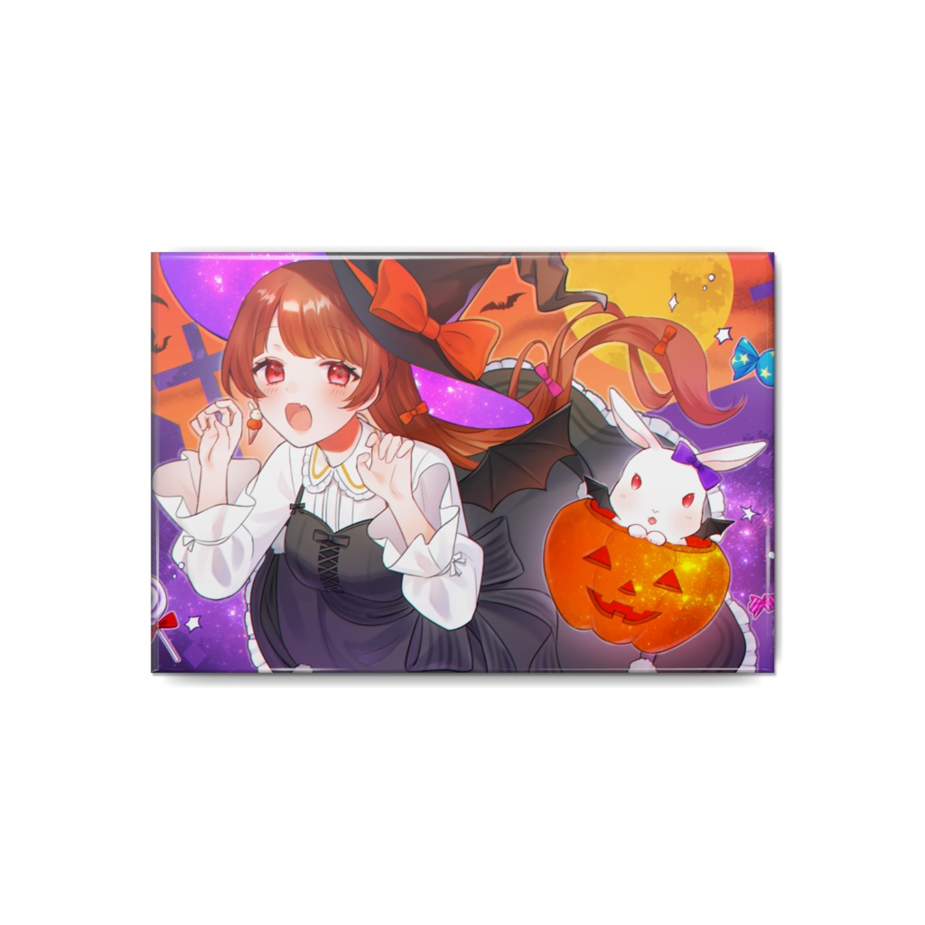 らいり。ハロウィンバッジ①