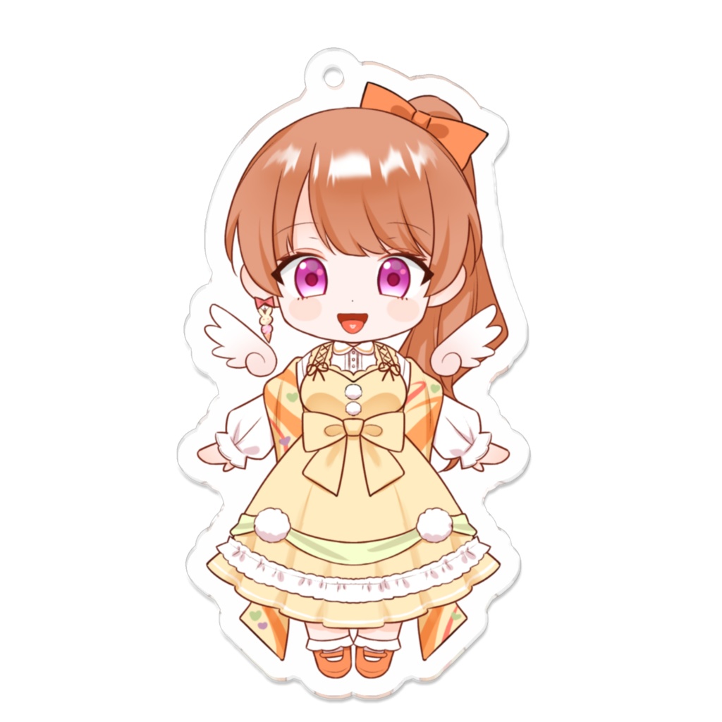 らいり。ミニキャラ アクリルキーホルダー 2nd Anniversary goods (舌ピアスver.)