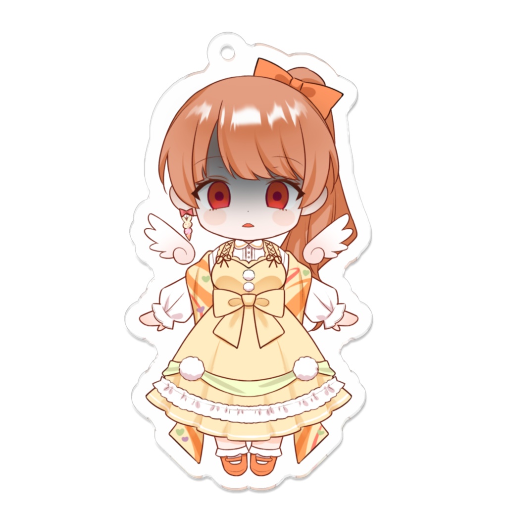 らいり。ミニキャラ アクリルキーホルダー 2nd Anniversary goods (病みver.)