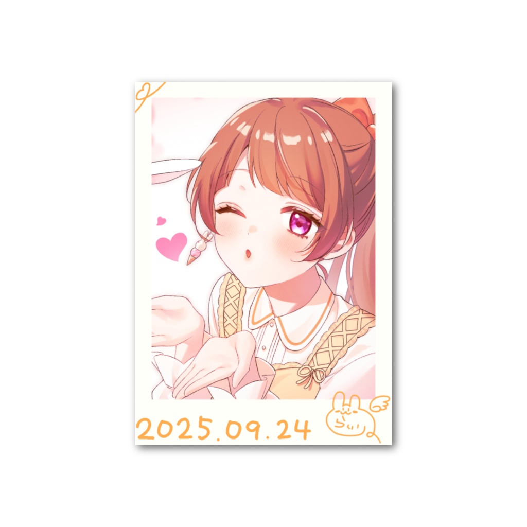らいり。2.5周年記念 フォト風カード サインあり①