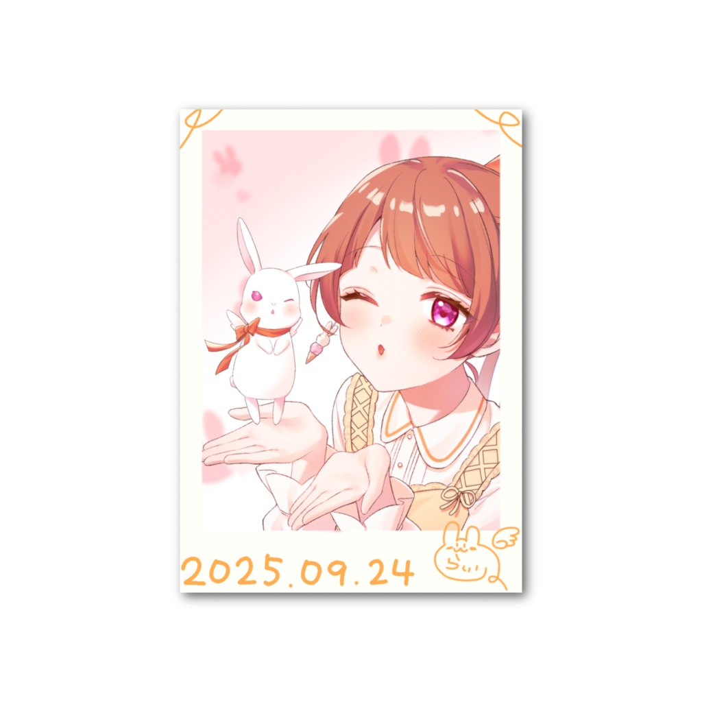 らいり。2.5周年記念 フォト風カード サインあり②