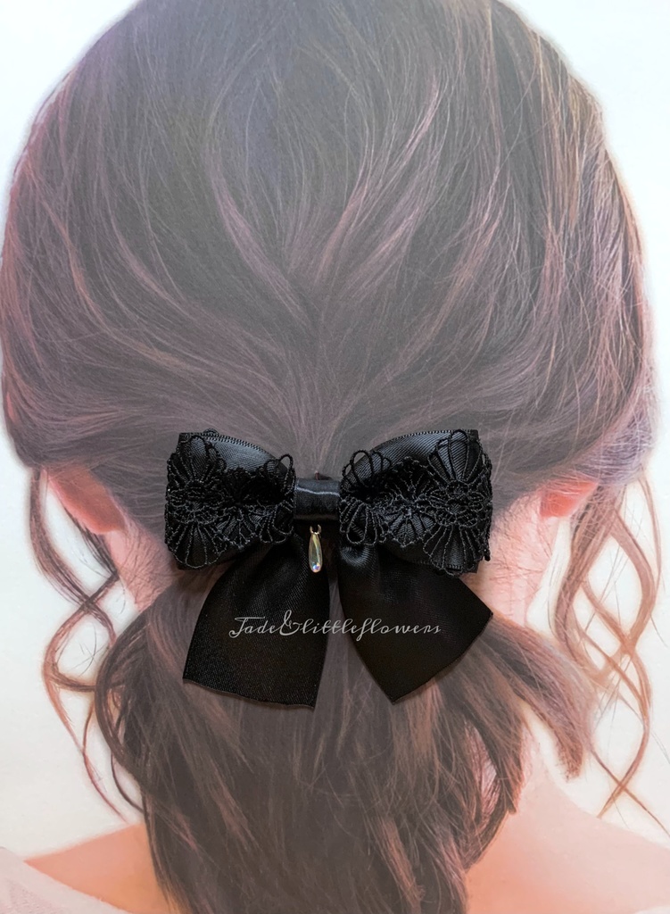 【鴉(カラス)】ヴィランズシリーズ 髪飾り(ヘアゴム)