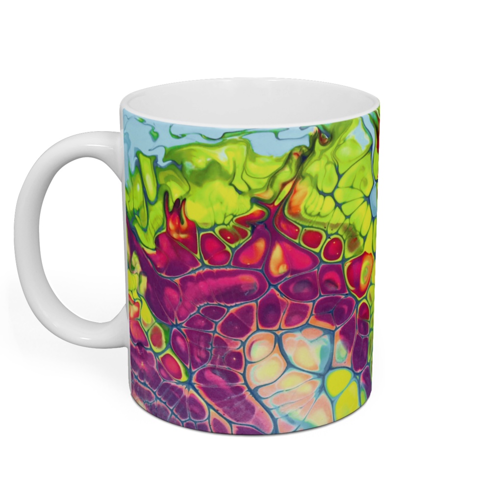 「Entropy XⅦ」 フルイドアート マグカップ