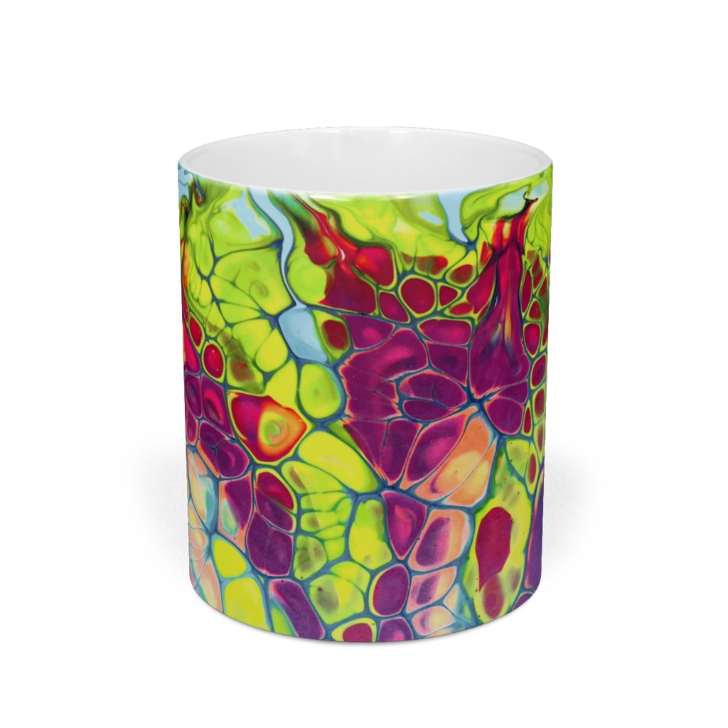 「Entropy XⅦ」 フルイドアート マグカップ