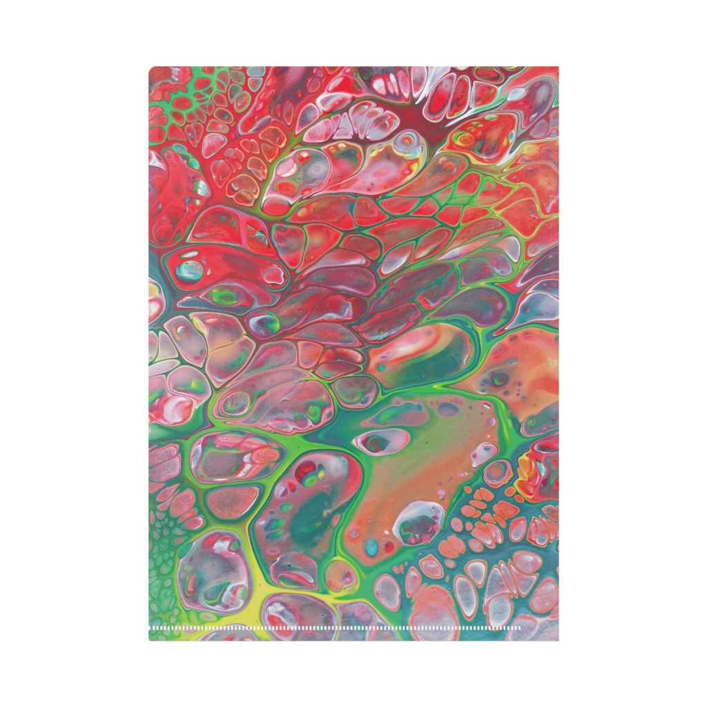 「Entropy X」 フルイドアート クリアファイル