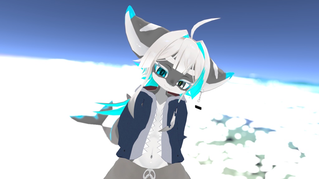 そおるかチャン用 サメサメパーカー