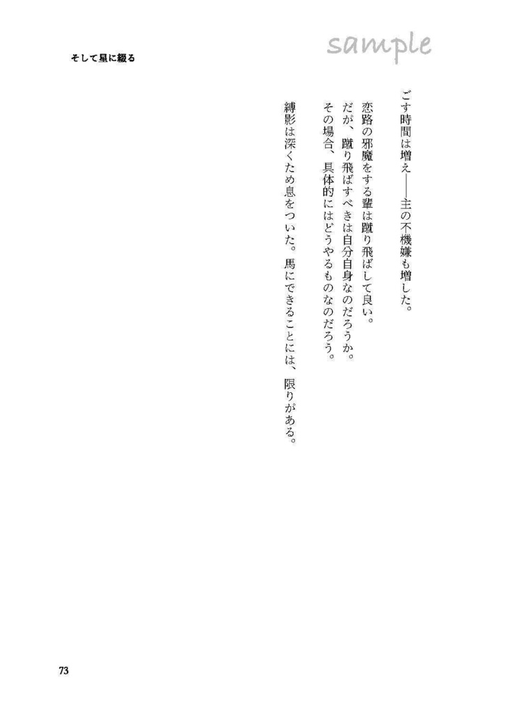 【セイ主1月新刊】灰城より愛をこめて