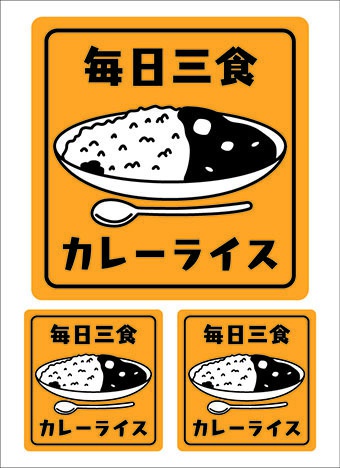 毎日三食カレーライス