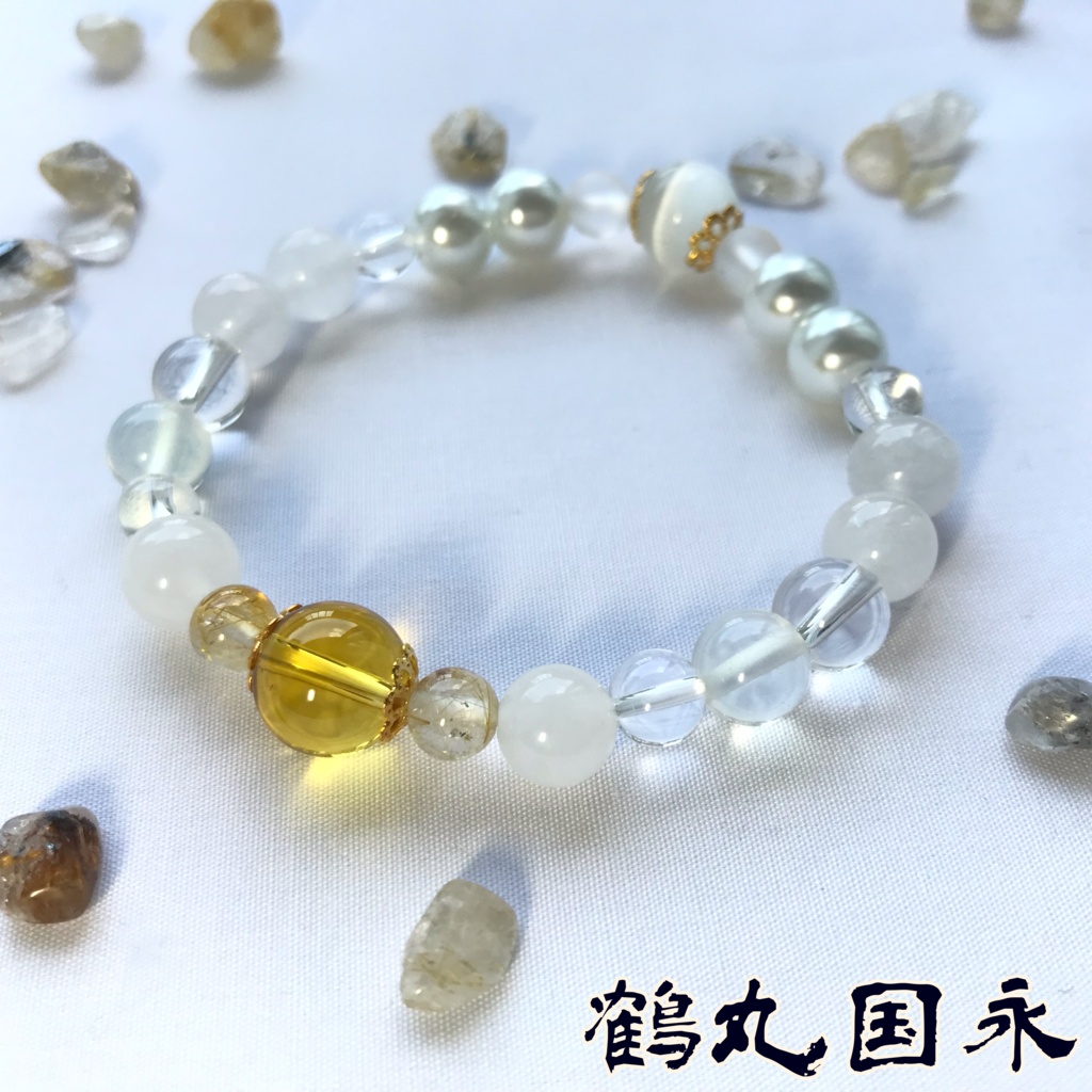 刀剣乱舞『鶴丸国永』イメージブレスレット