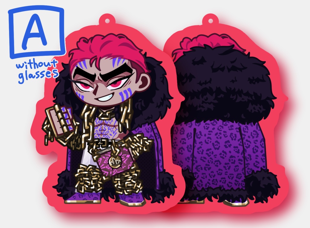 リカルド　両面アクキー