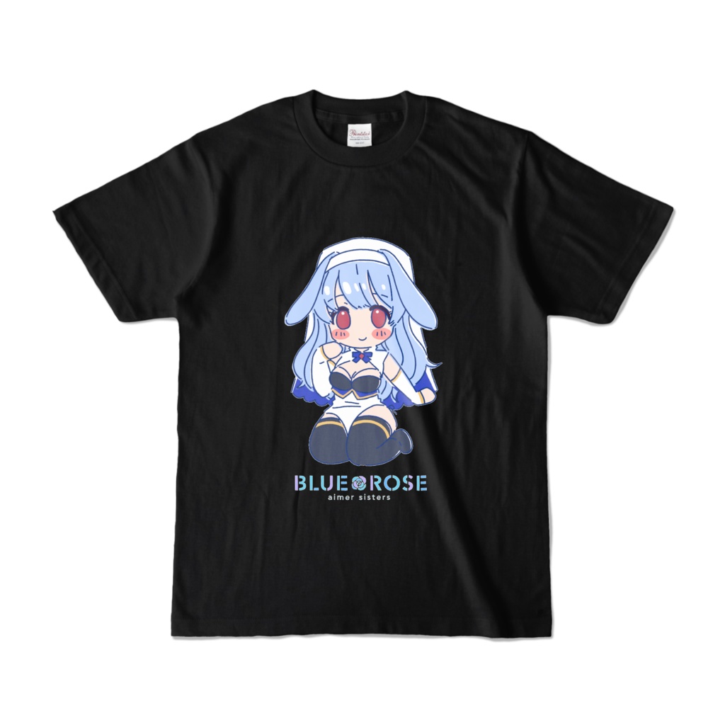 【Tシャツ】ミニるぅといっしょ【ブラック】