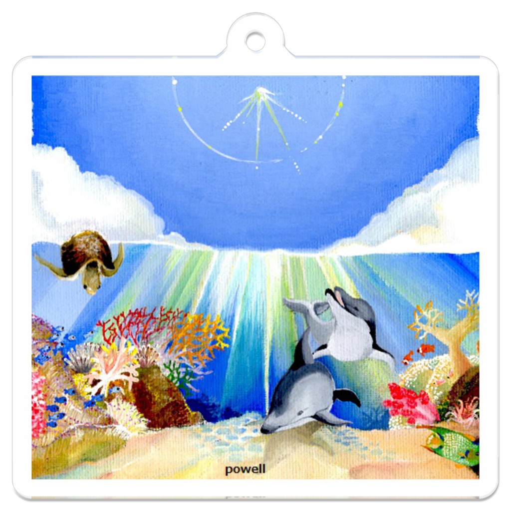 「sun　dolphin」　キーホルダー
