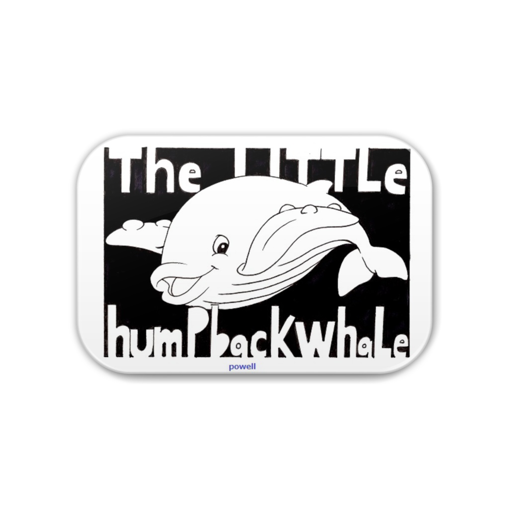 「小さなザトウクジラ」 缶バッジ
