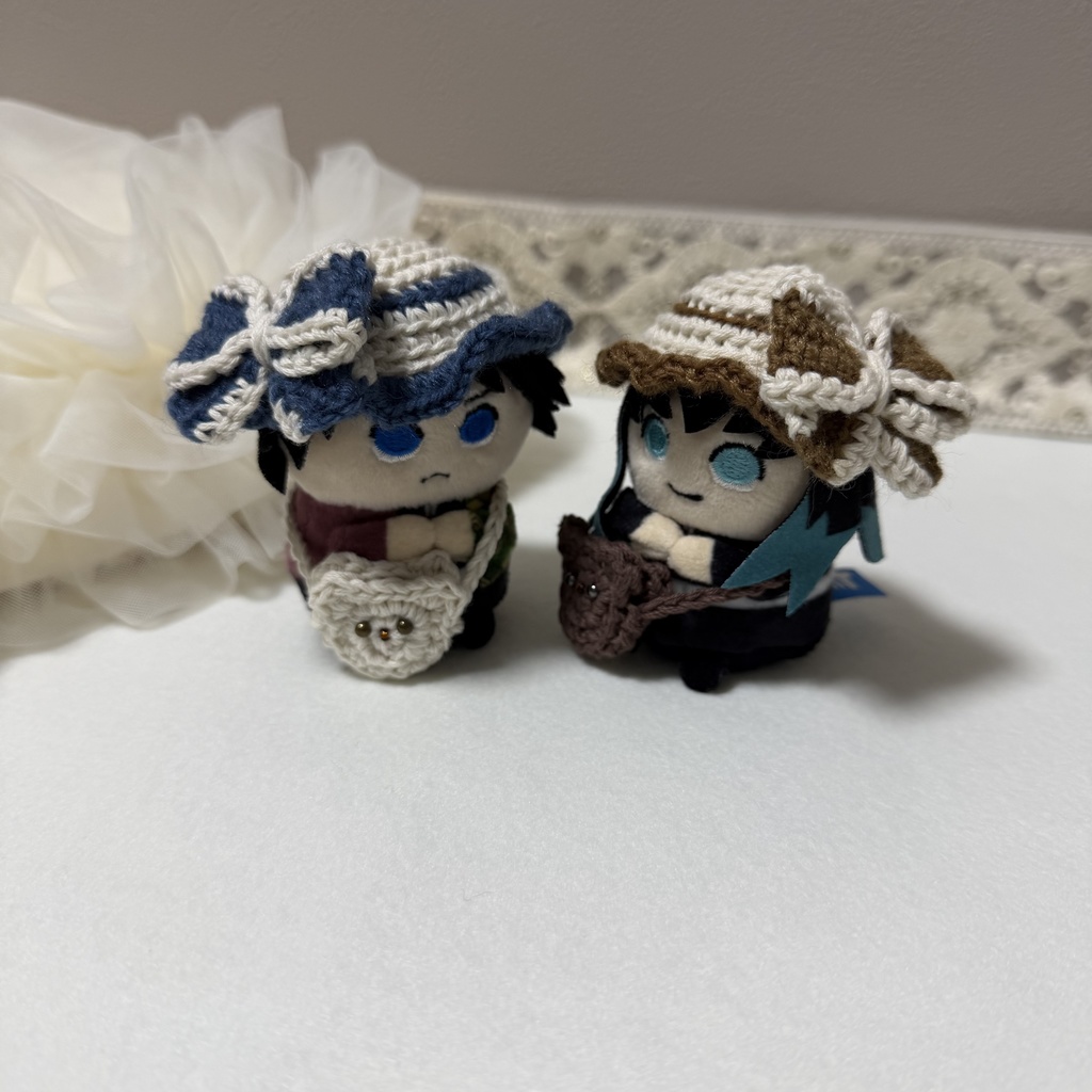 リボン付きひらひらハット