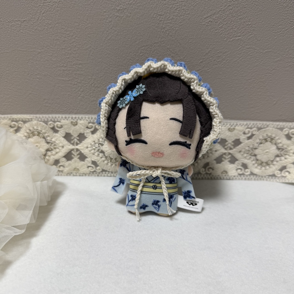 ぷっくりお花のヘッドドレス