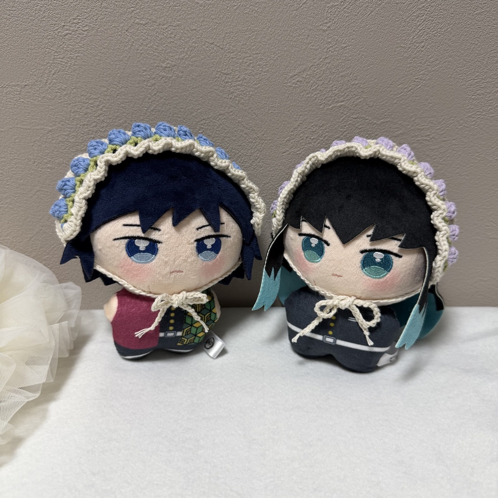 ぷっくりお花のヘッドドレス