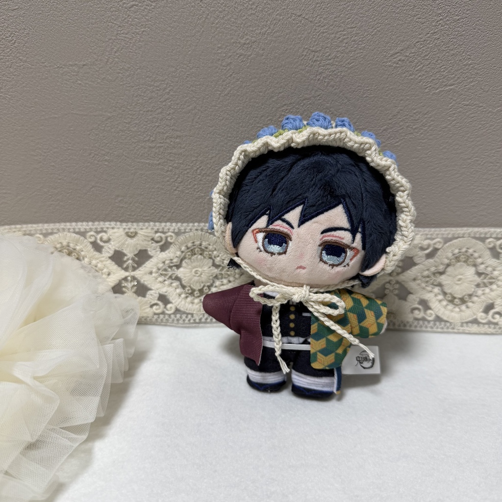 ぷっくりお花のヘッドドレス