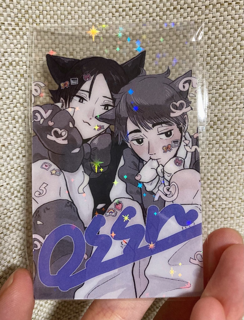 猫耳おさすなクリアカード