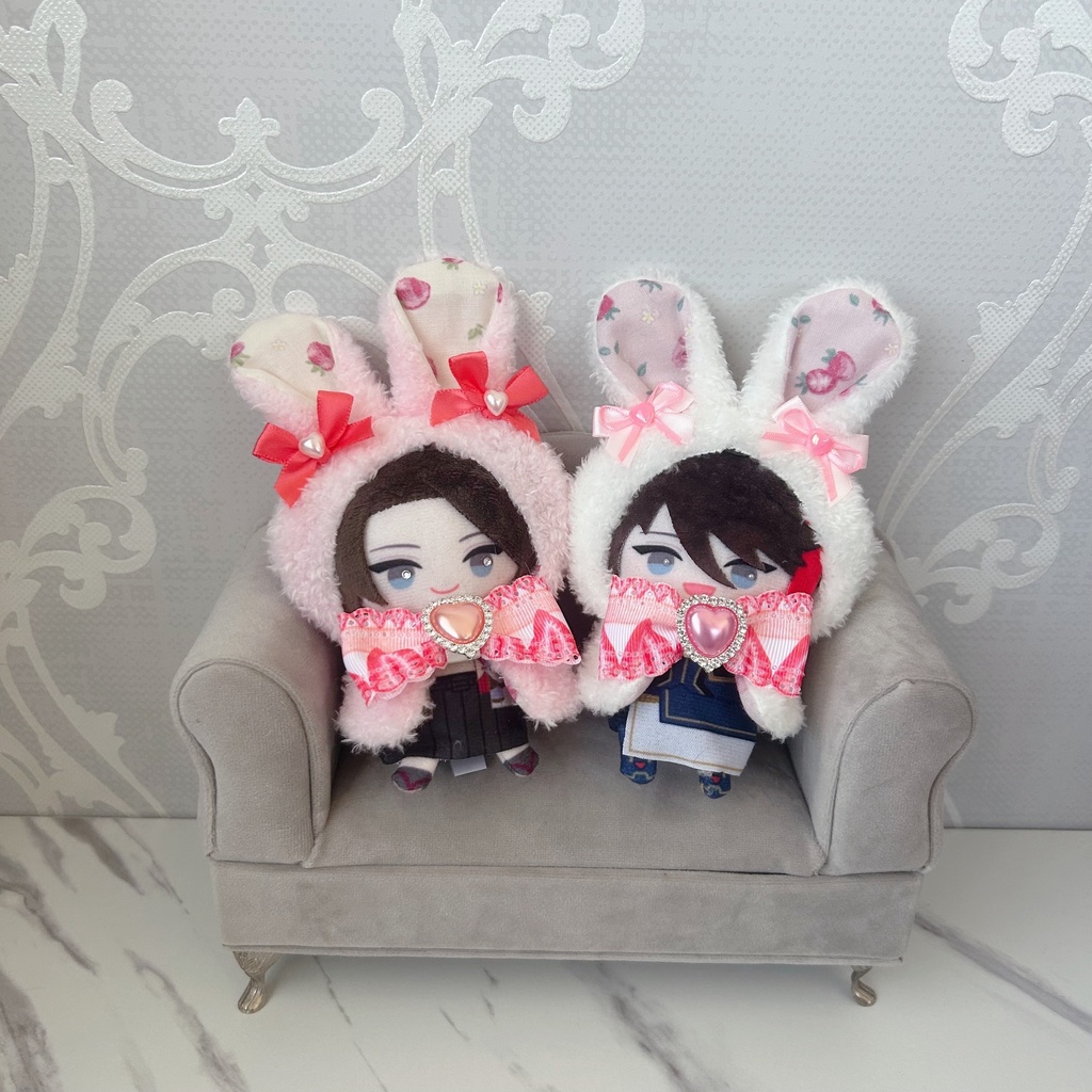 【ぱぺっとサイズ】いちごうさぎポンチョ