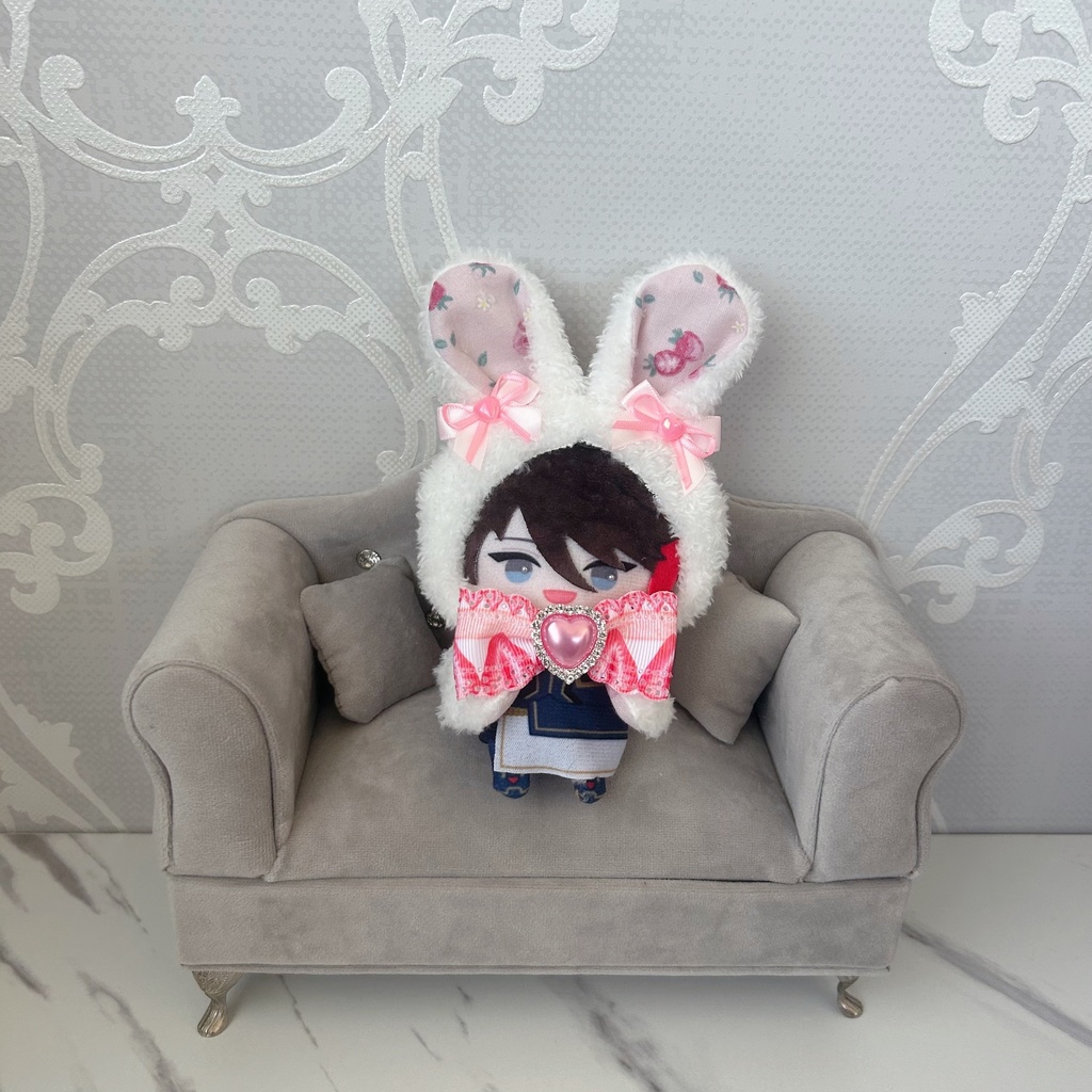 【ぱぺっとサイズ】いちごうさぎポンチョ