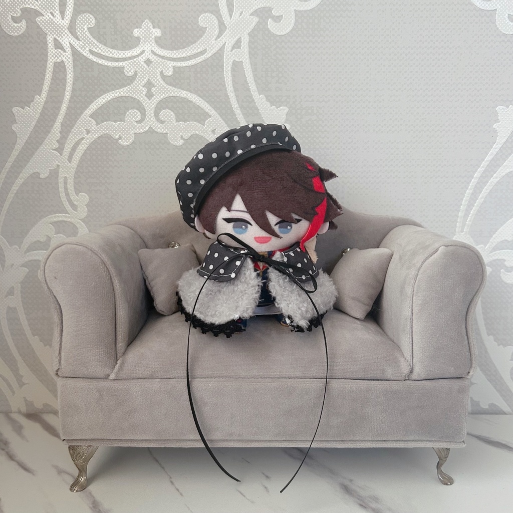 【ぱぺっとサイズ】ポンチョ&ベレー帽セット