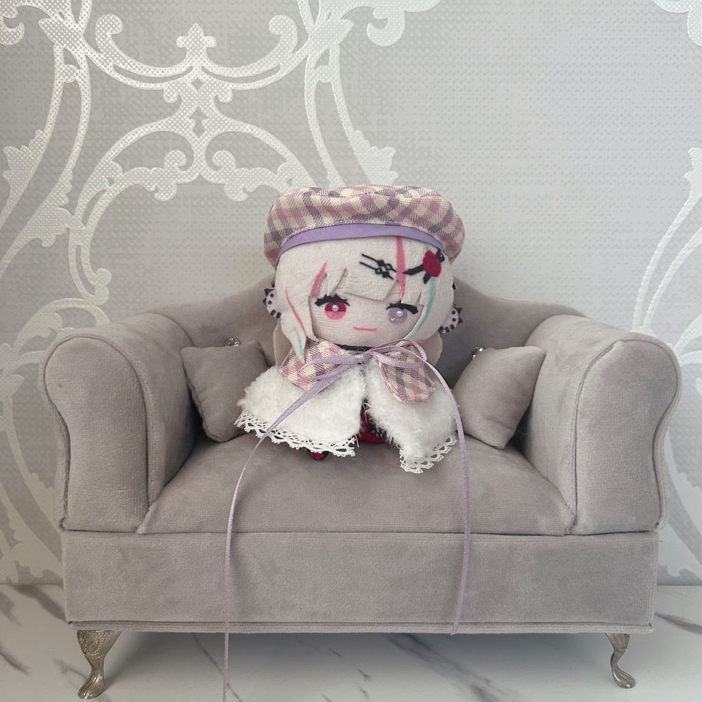 【ぱぺっとサイズ】ポンチョ&ベレー帽セット