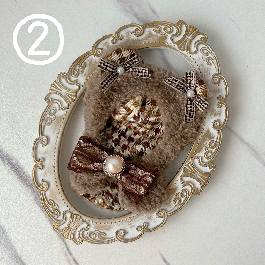 【ぱぺっとサイズ】くまポンチョ