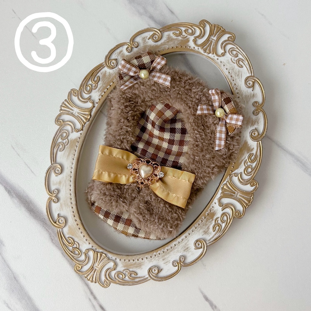 【ぱぺっとサイズ】くまポンチョ