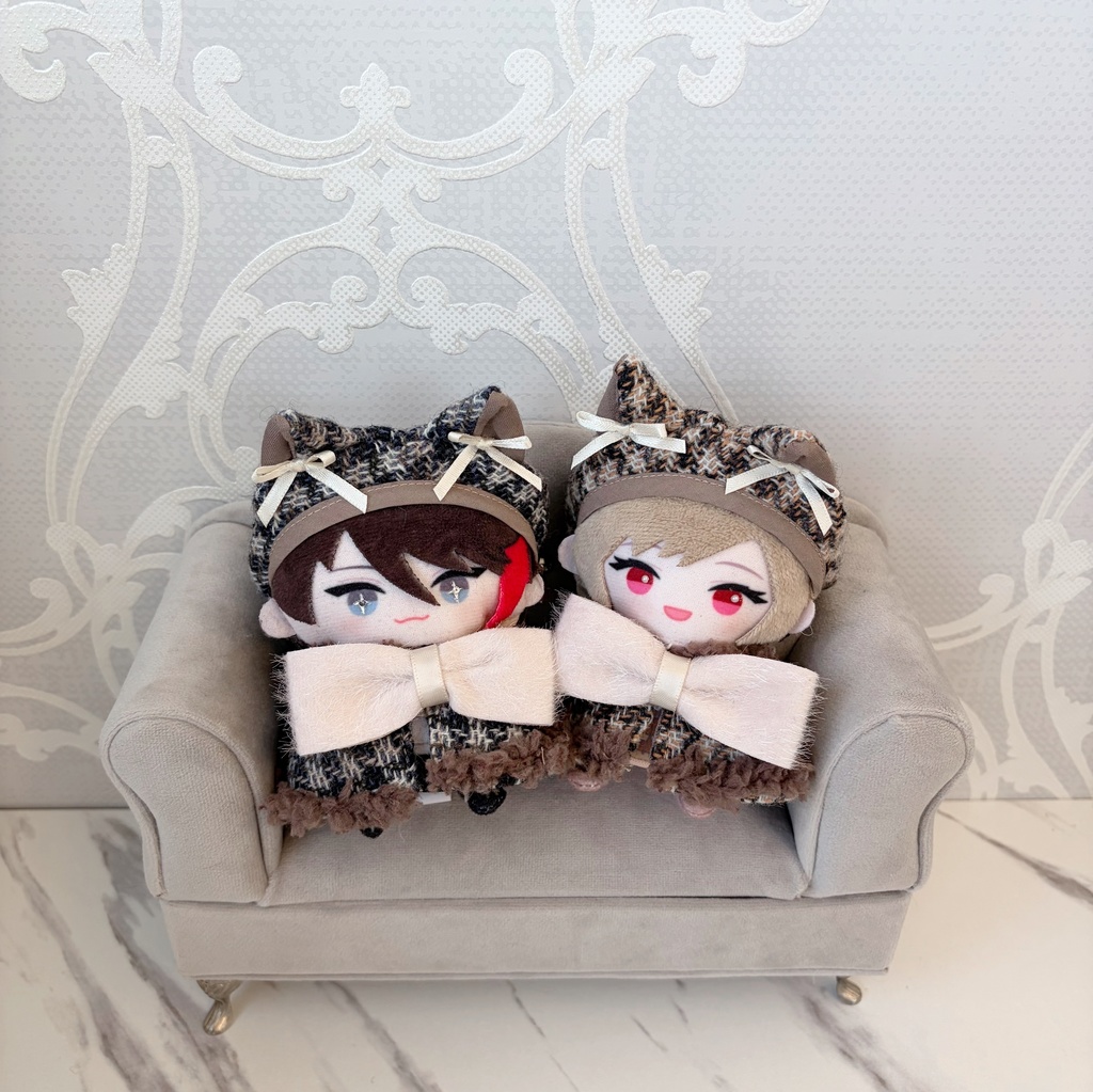 ネコミミベレー帽&ポンチョセット