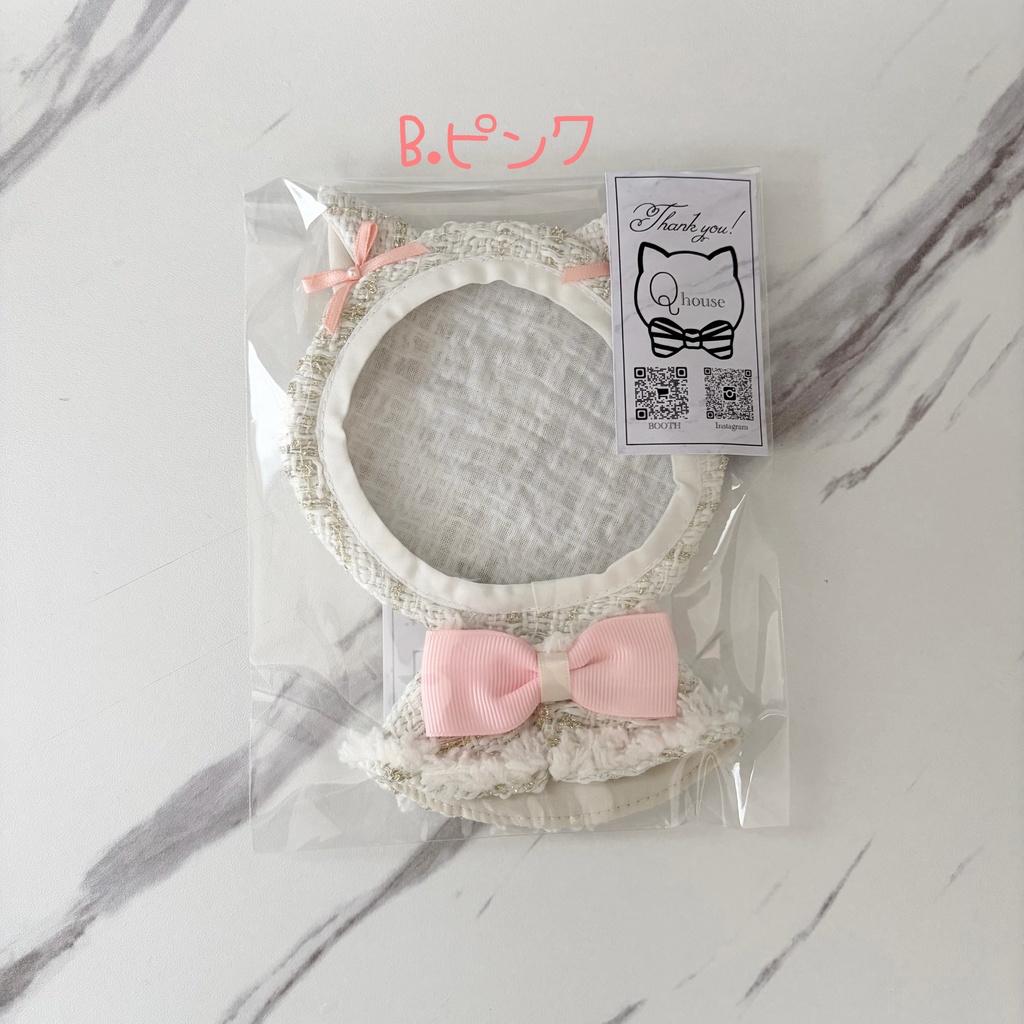 【大きめサイズ】🎀ネコミミベレー帽&ポンチョセット🎀